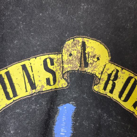 Guns N Roses Appetite For Destruction Short Sleeve Acid Wash T-Shirt Size Large - Picture 5 of 12